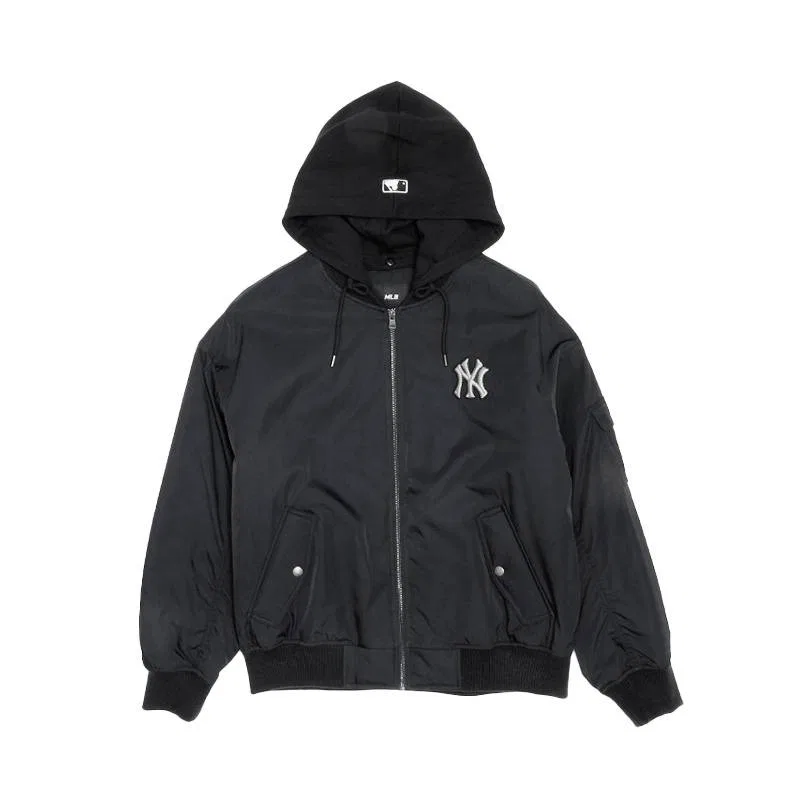 Детская бейсбольная куртка с капюшоном New York Yankees Black MLB