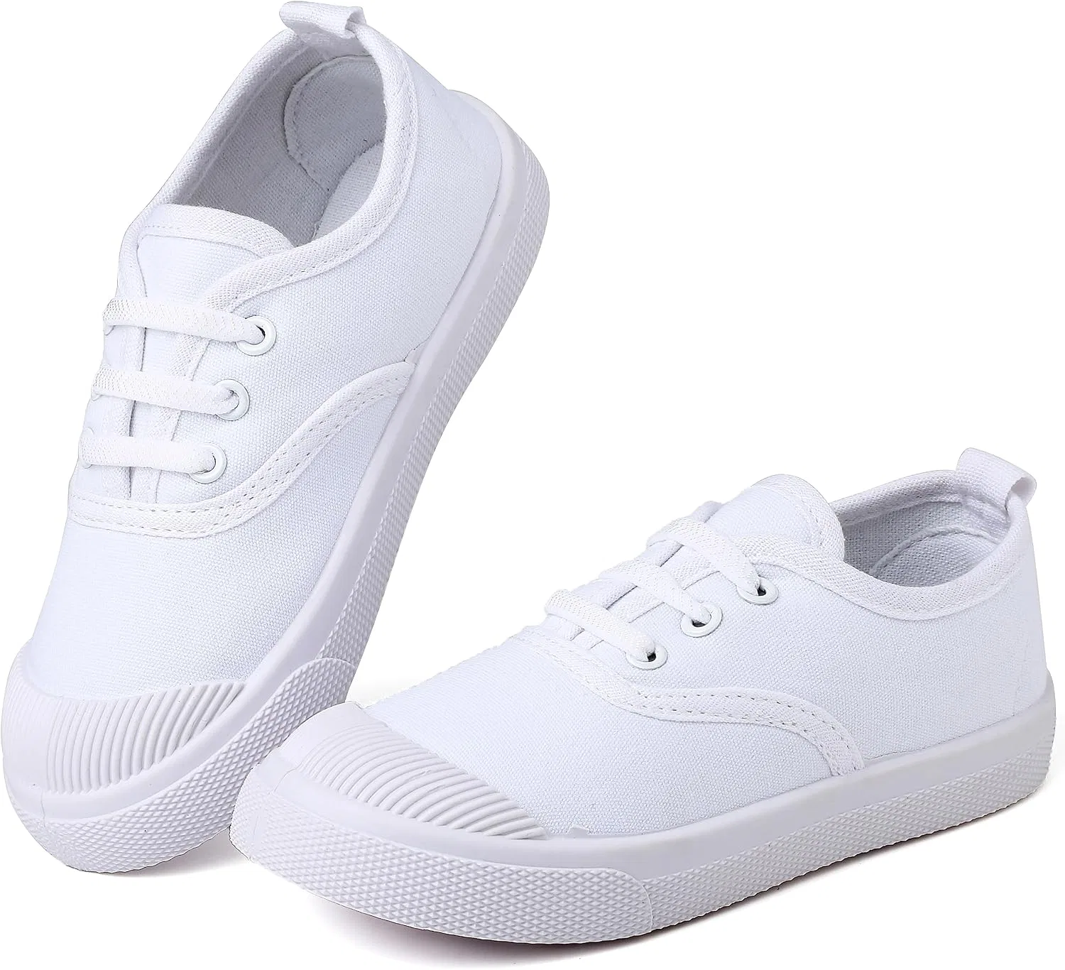 Детские кеды на шнуровке с принтом Chaoslook, White