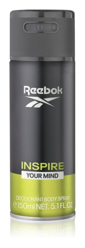 

Дезодорант Reebok Inspire Your Mind 150 ml, черно-зеленый