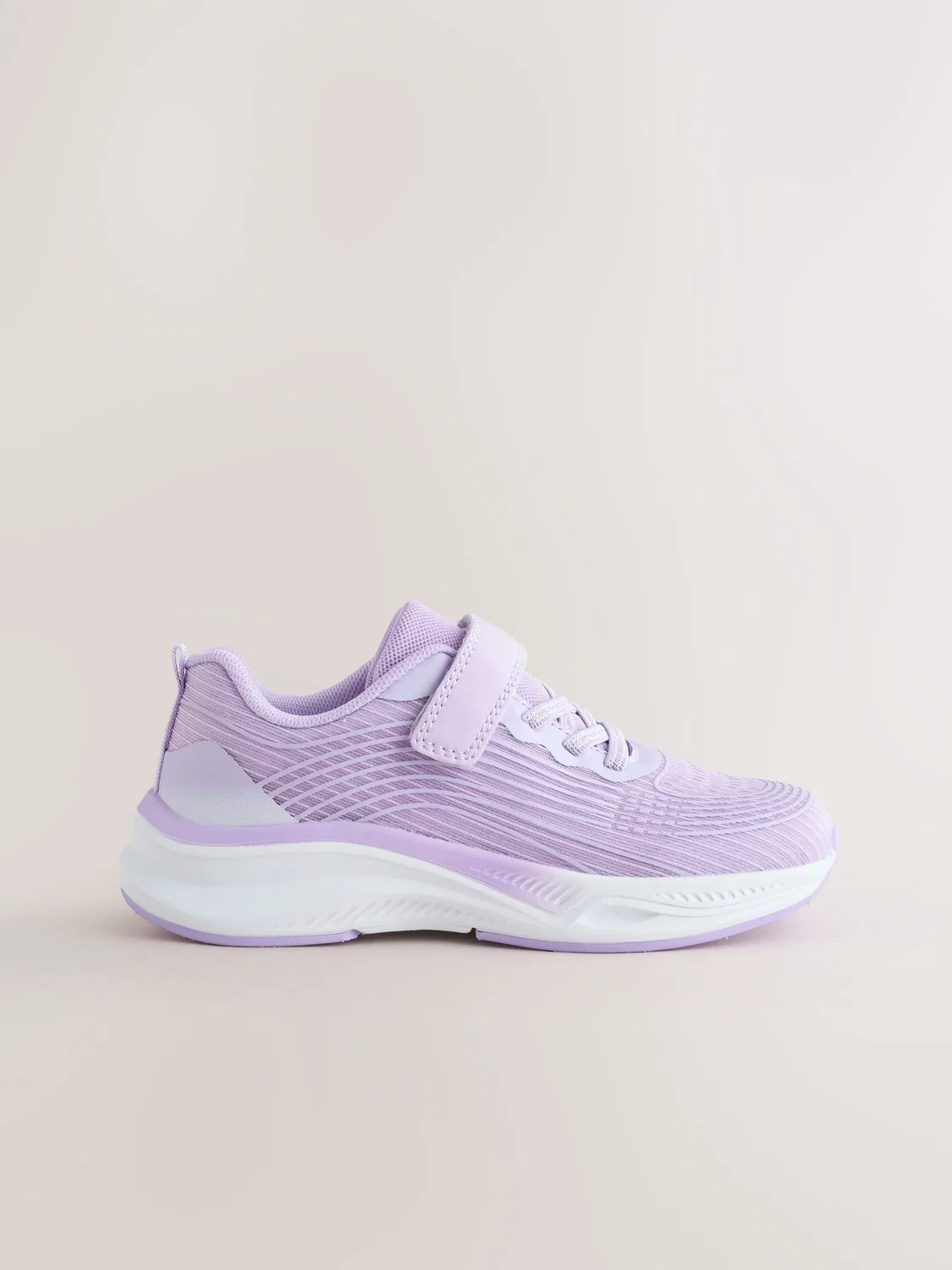 Кроссовки на шнуровке Elastic Lace-Up Next, сиреневый — фото 2