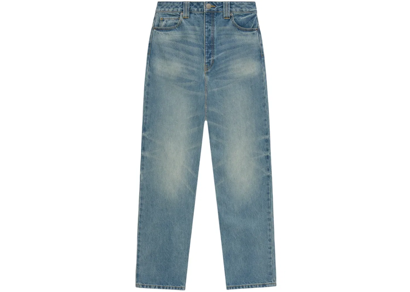 Женские джинсы прямого кроя Vintage Blue Fear of God Essentials, Vintage Blue