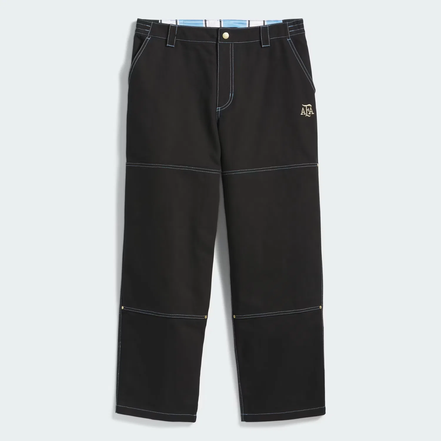 Брюки чинос прямого кроя Argentina x Thrasher Adidas Originals, черный