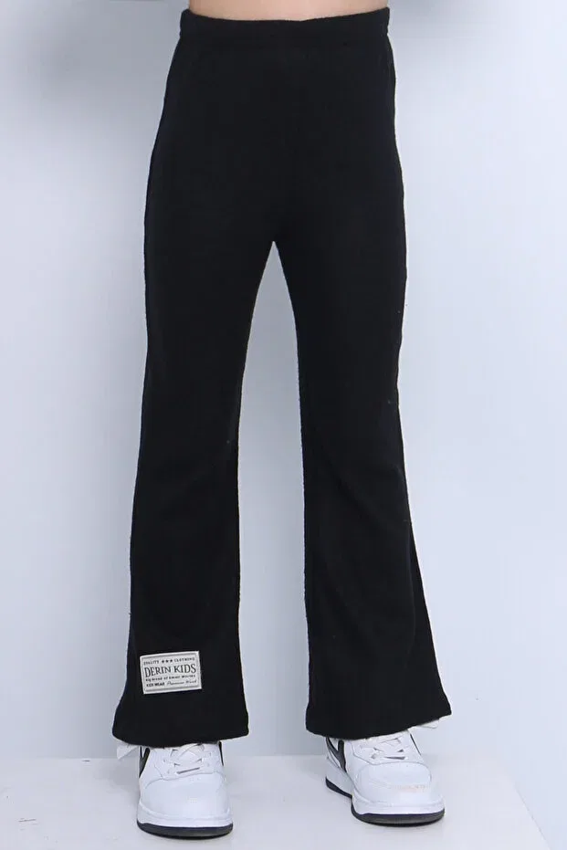 Детские леггинсы для девочек хлопковые Hçm, Black — фото 2