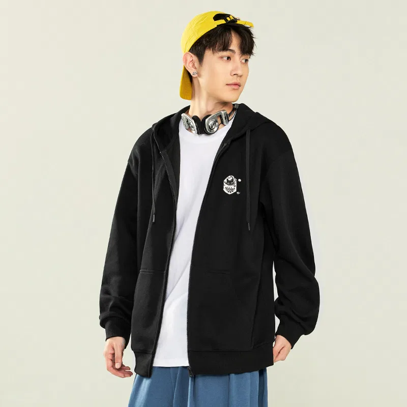 Детская куртка с капюшоном Tonlion, Черный — фото 4