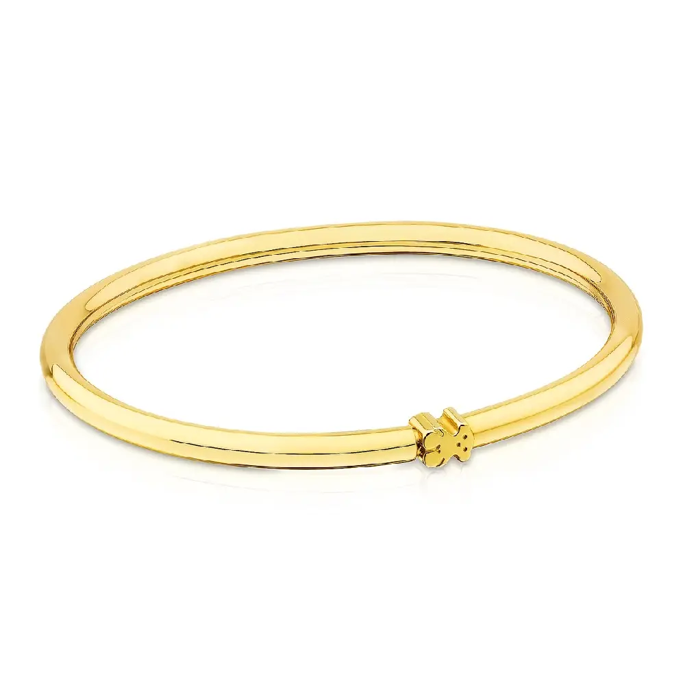 

Браслет Tous Vermeil Silver Tous Warm 0,6cm., серебро с золотым покрытием
