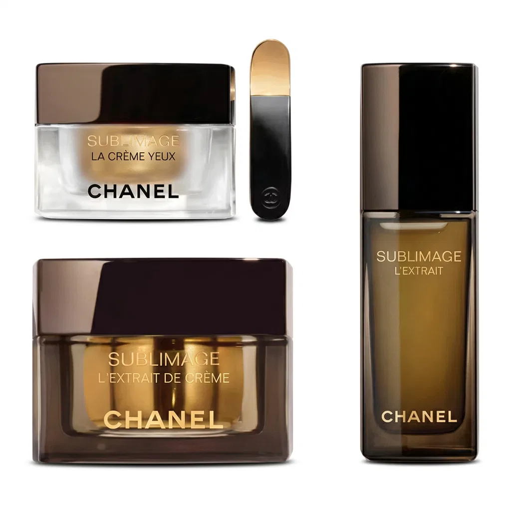 Набор косметики для ухода за кожей с увлажнением и восстановлением, CHANEL, Black Gold Brick