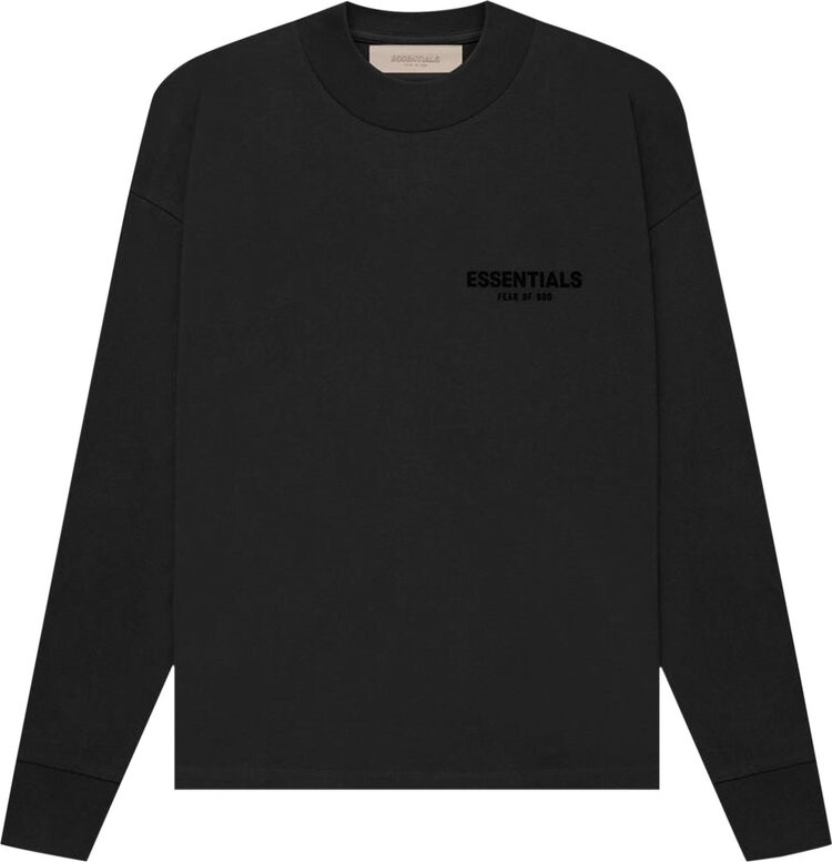 

Лонгслив Fear of God Essentials Long-Sleeve Tee 'Stretch Limo', черный
