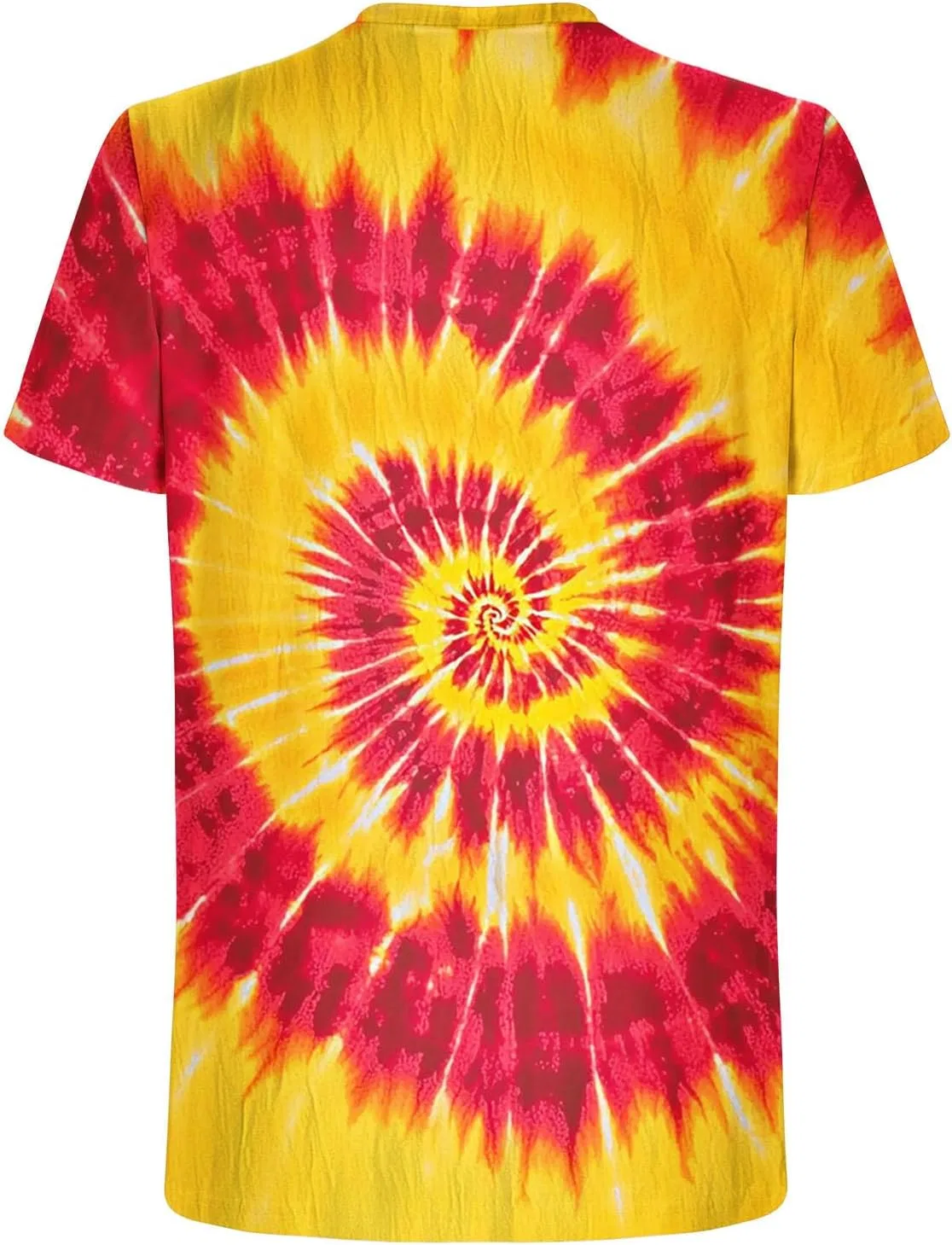 Мужская футболка tie-dye с коротким рукавом Summer Cotton, Yellow — фото 4