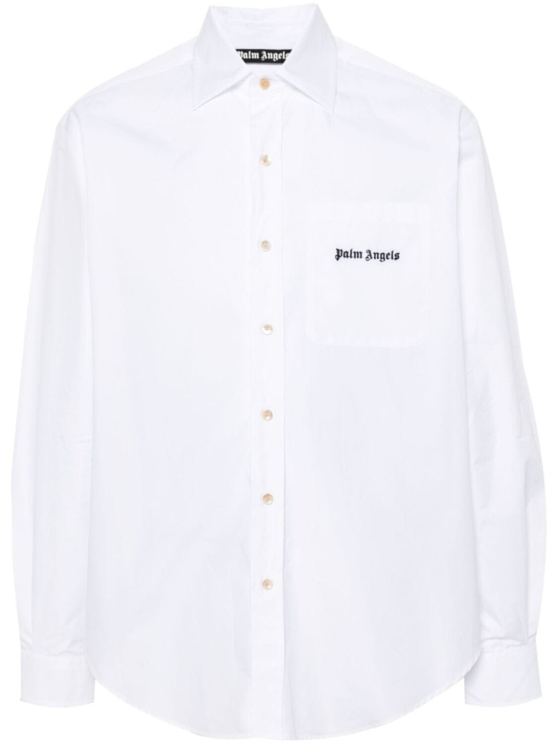 

Palm Angels рубашка с вышитым логотипом, белый