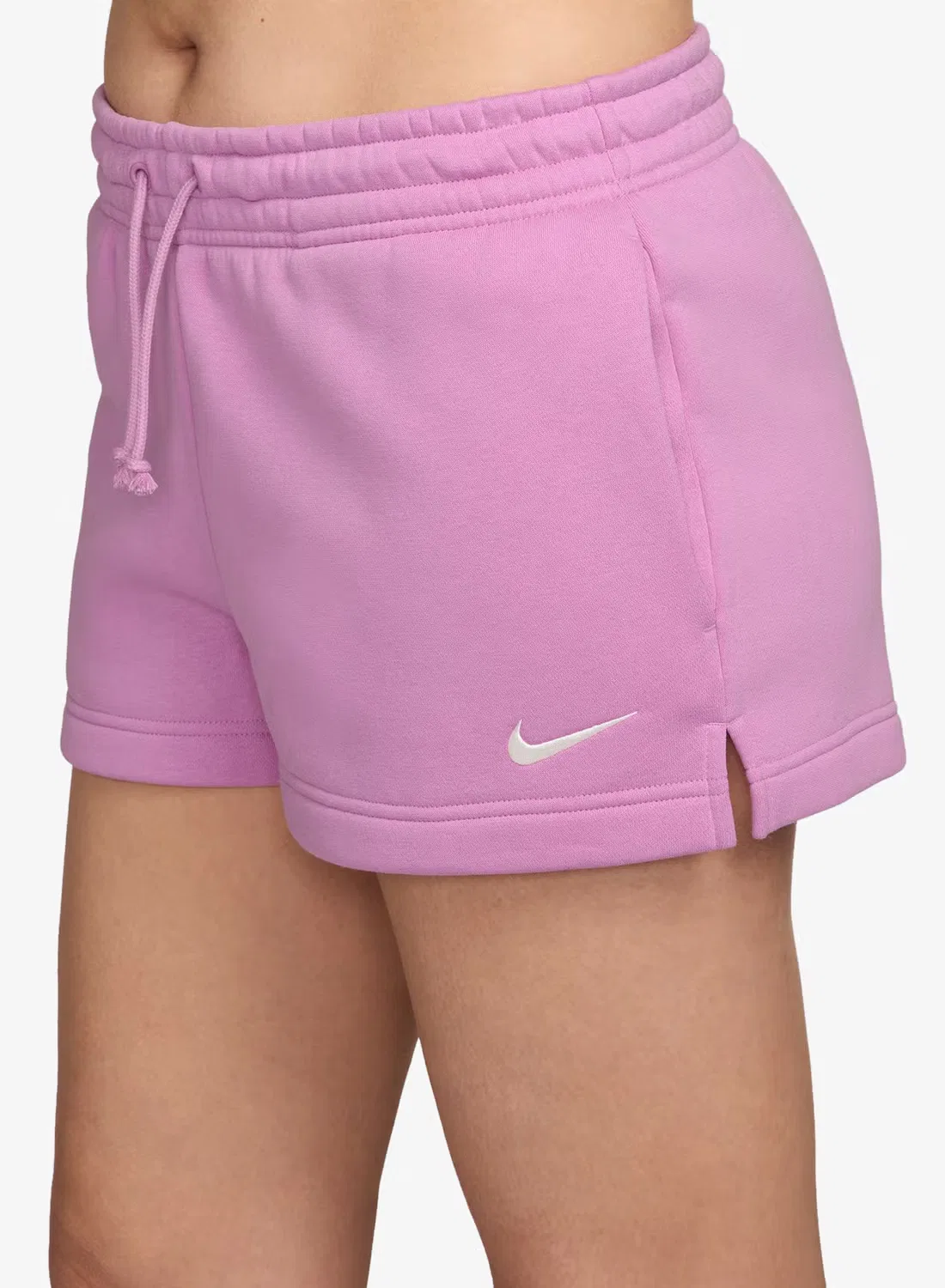 Шорты с логотипом Phoenix Fleece Nike, светло-малиновый — фото 3
