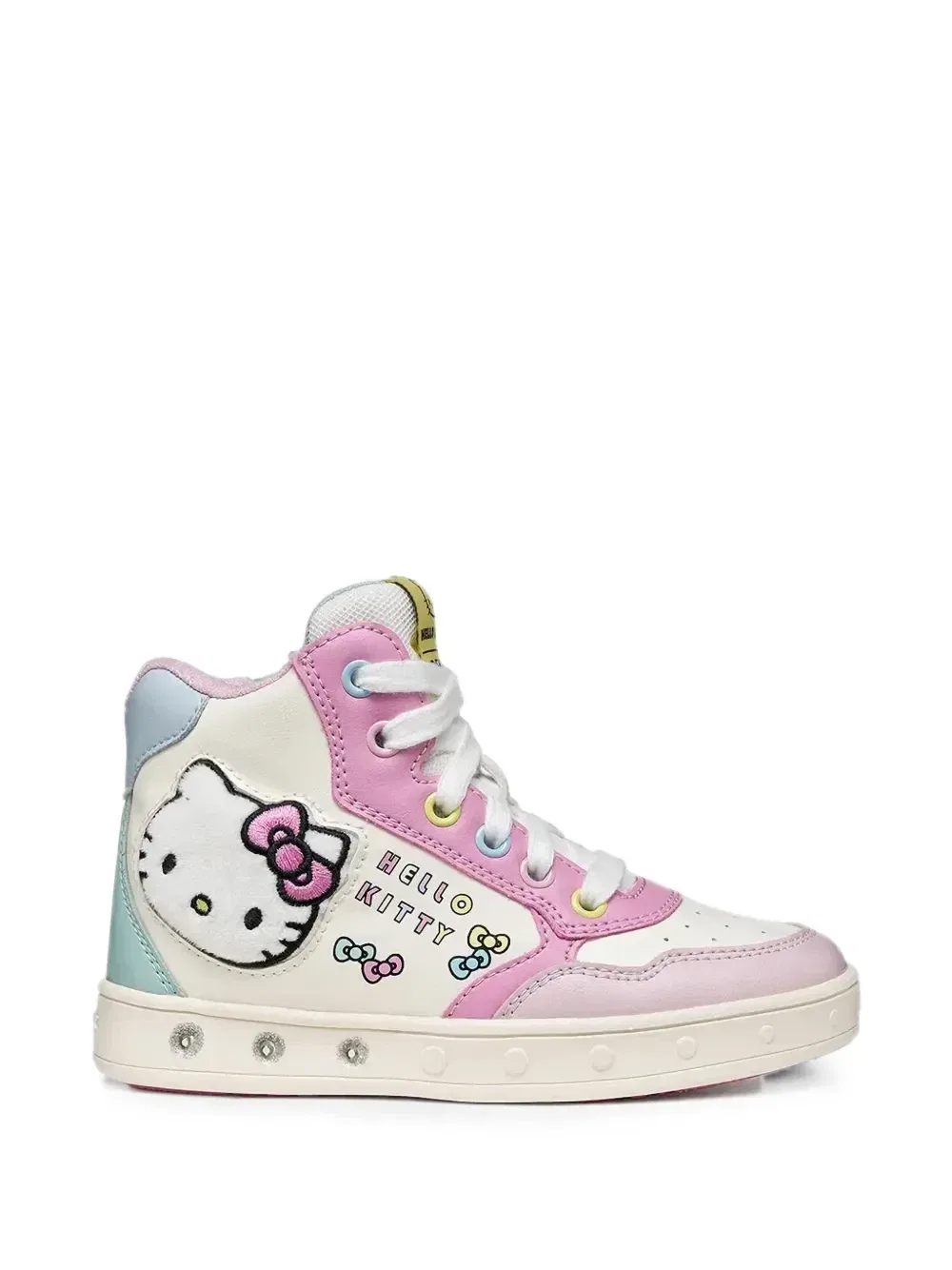 Высокие кроссовки Skylin из коллаборации с Sanrio Geox Kids, белый — фото 2