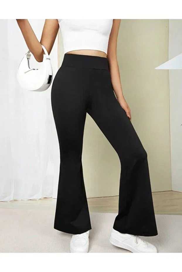 Детские леггинсы для девочек с принтом Limmoda, Black