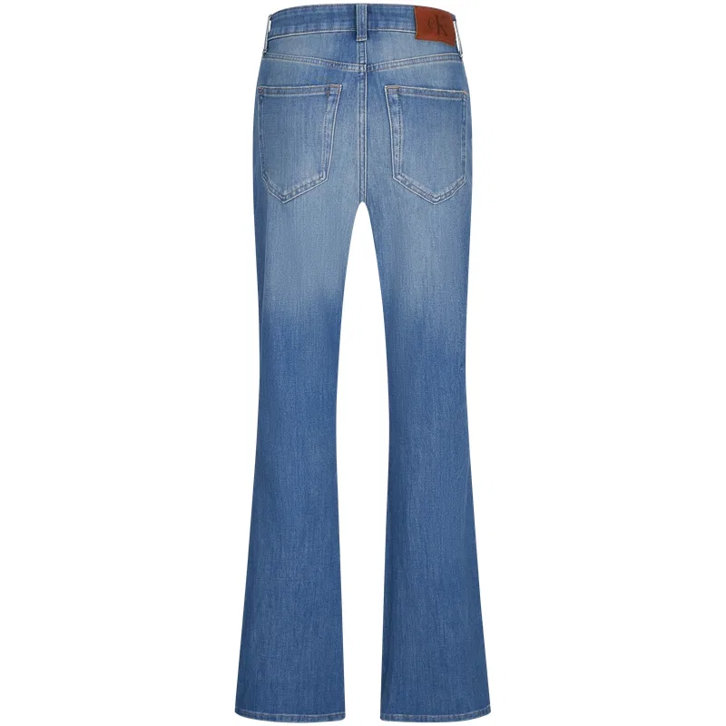 Джинсы клеш Calvin Klein, Denim Blue — фото 3