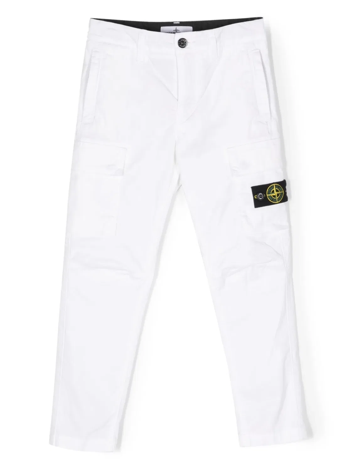 Штаны карго с логотипом Compass Stone Island, белый