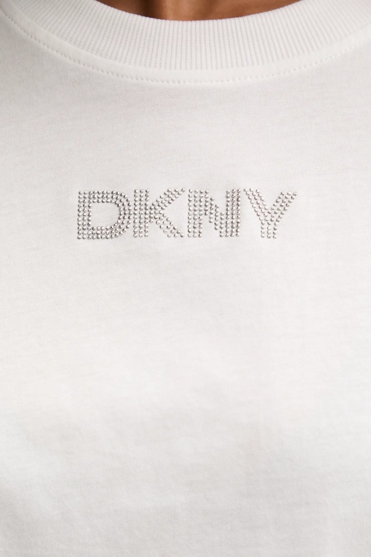 

Футболка из хлопка Dkny, бежевый