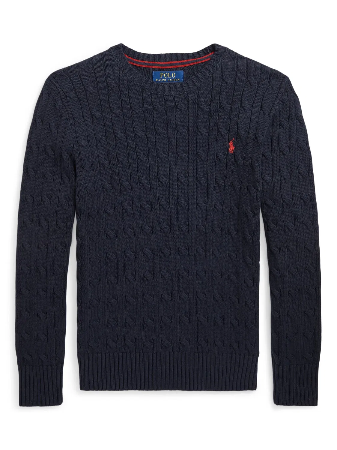 Свитер с эмблемой Поло Polo Ralph Lauren, темно-синий