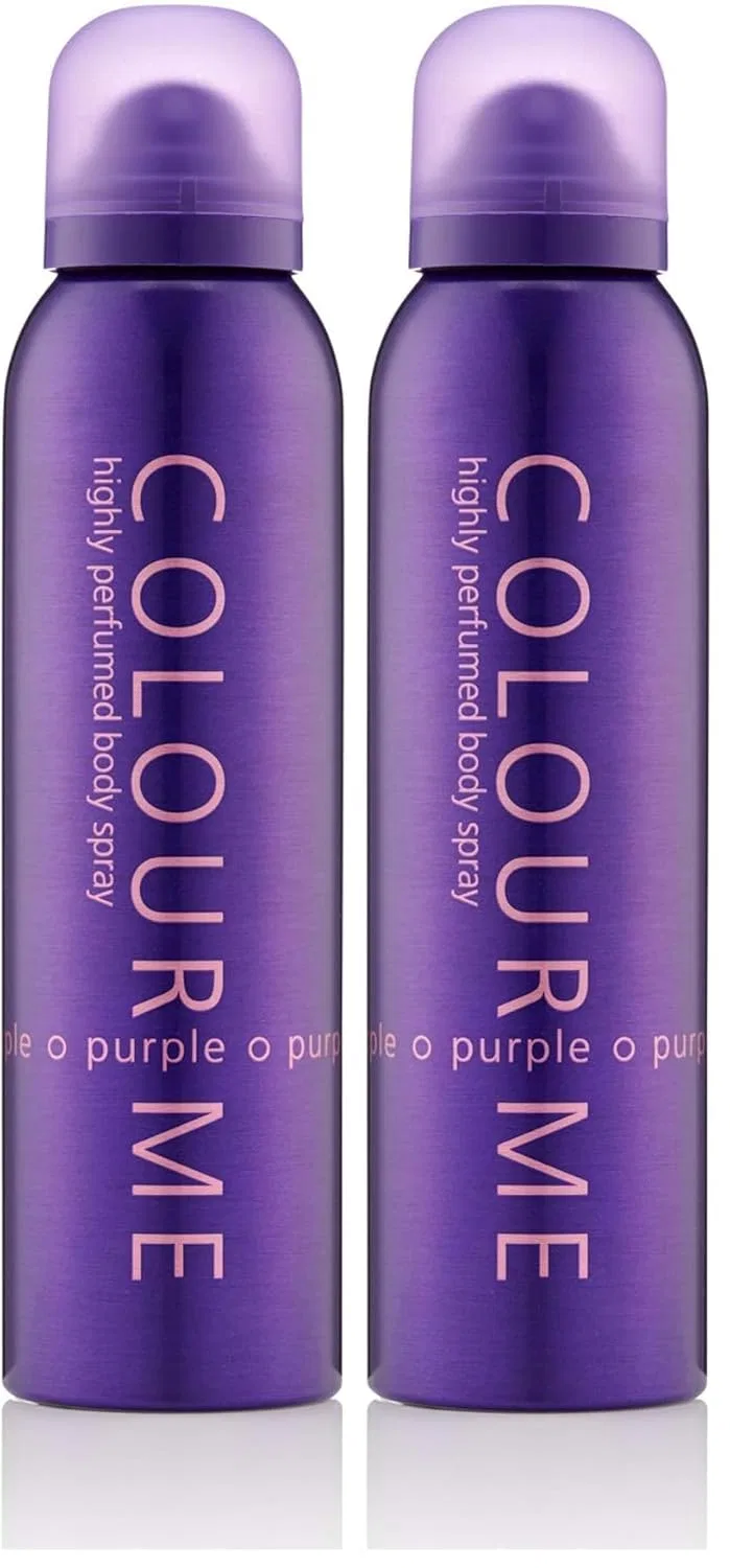 Спрей для тела Colour Me Purple, Milton-Lloyd, набор 2 шт, 300 мл