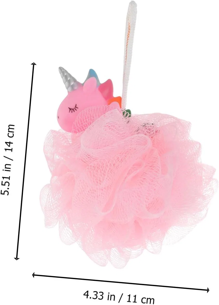 Душ-мочалка из сетки Einhorn, 2 шт, Zerodeko, Розовый — фото 2