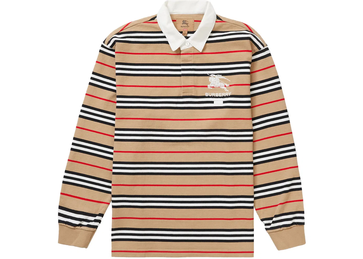 Мужская рубашка поло с длинным рукавом Rugby Supreme, Beige