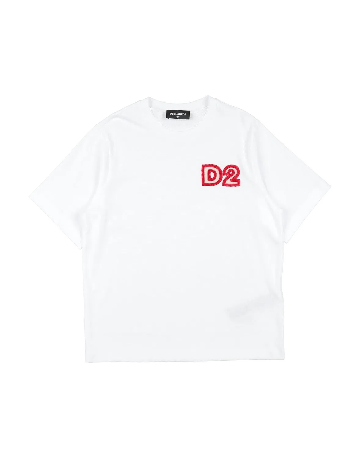 Детская футболка для девочек хлопковая Dsquared2, белый