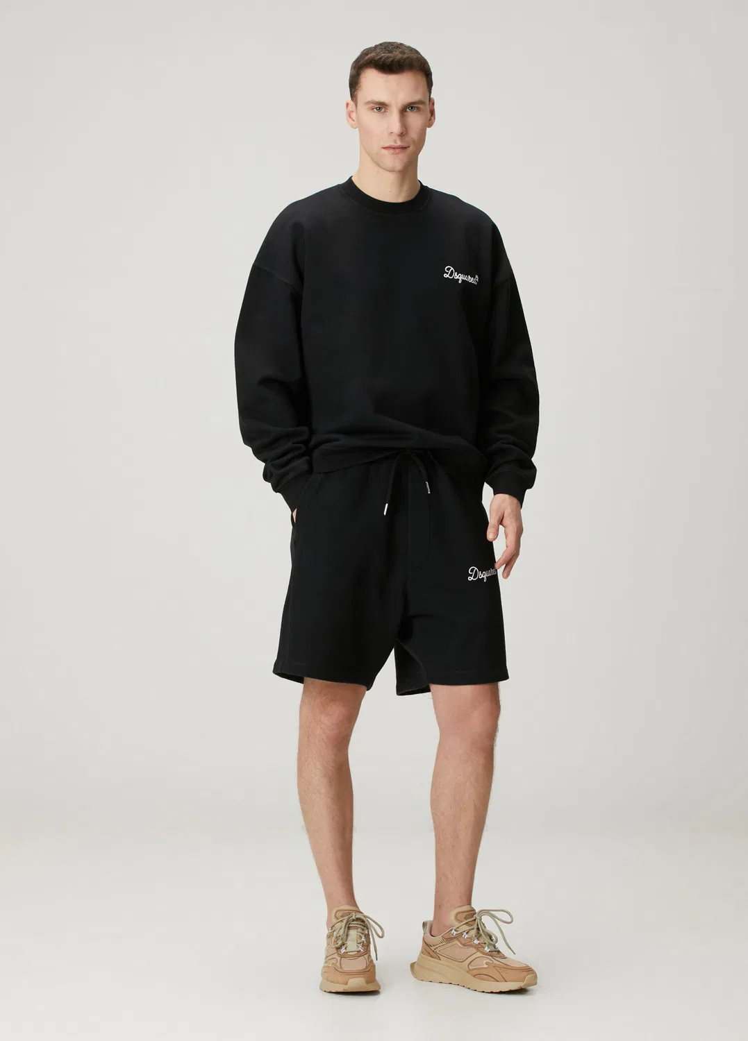 Свитшот Relax Fit Signature Dsquared2, black — фото 2