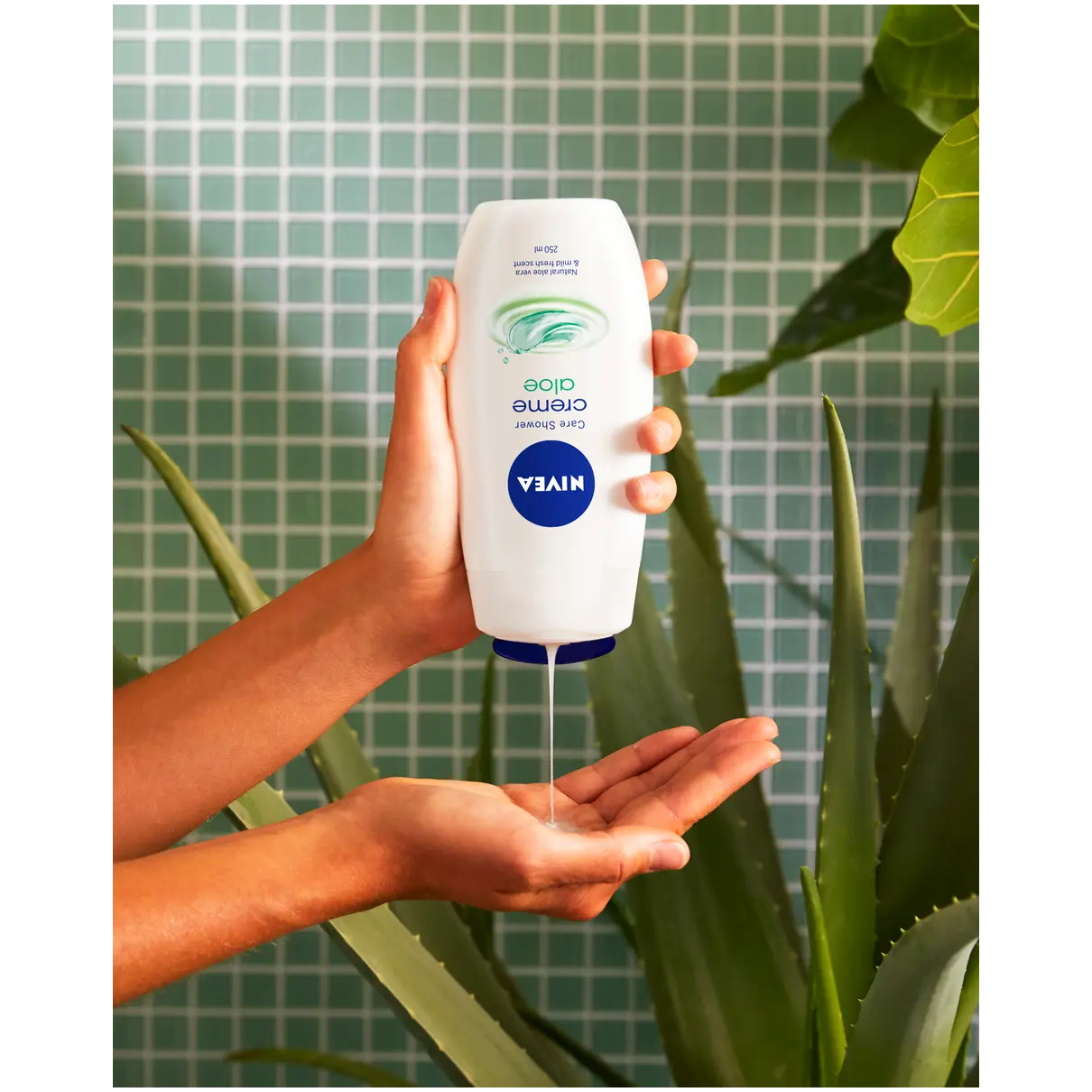 Nivea Creme Aloe ухаживающий гель для душа, 750 мл — фото 4