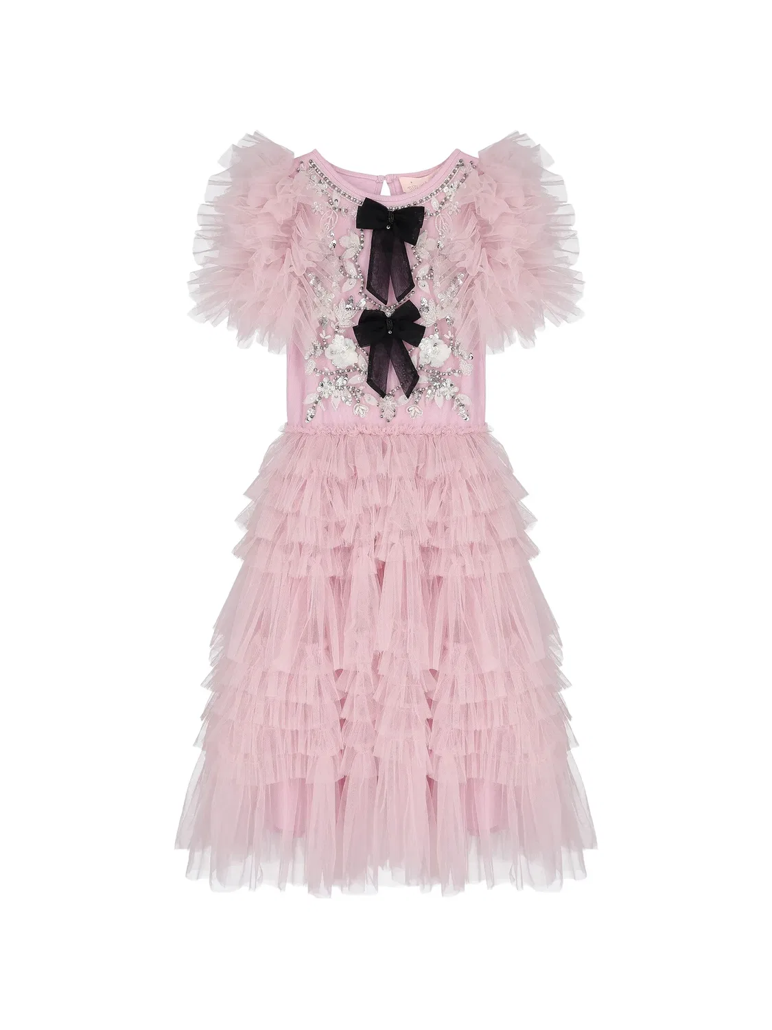 Декорированное платье Greta с оборками Tutu Du Monde, розовый