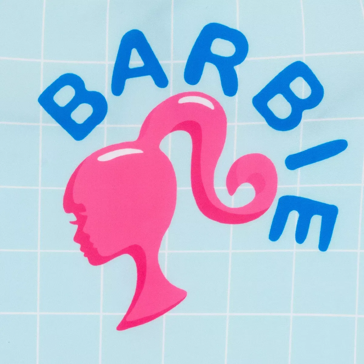 Детский купальник для девочек с принтом Barbie Girls, Aqua Blue — фото 4