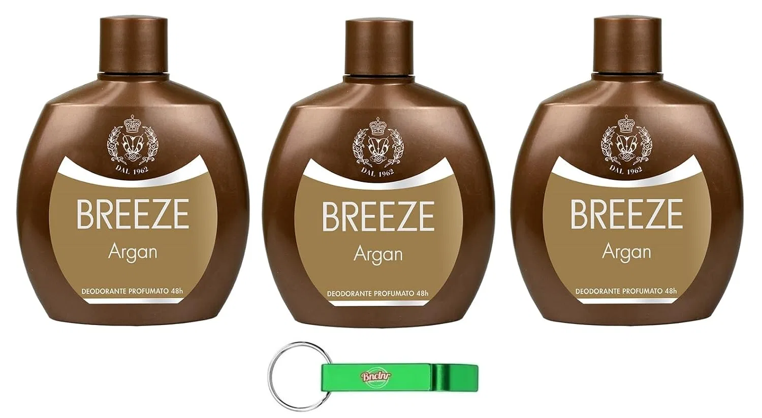 Дезодорант Breeze Argan, 3x100 мл, Beni Culinari