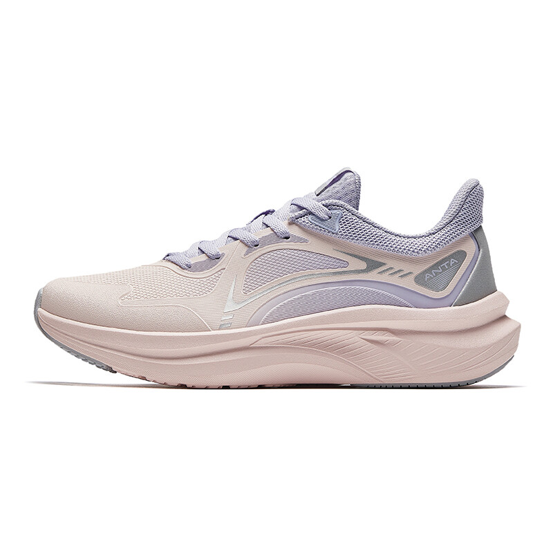 

Кроссовки для бега из коллекции Running, женские, низкие, цвет Residual Pink White/Light Mist, светло-фиолетовый Anta