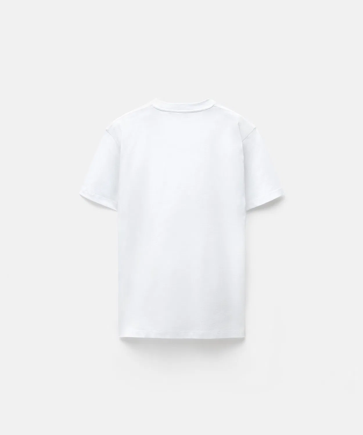 Мужская футболка с вышивкой из хлопкового джерси, slim fit VERSACE, White — фото 3