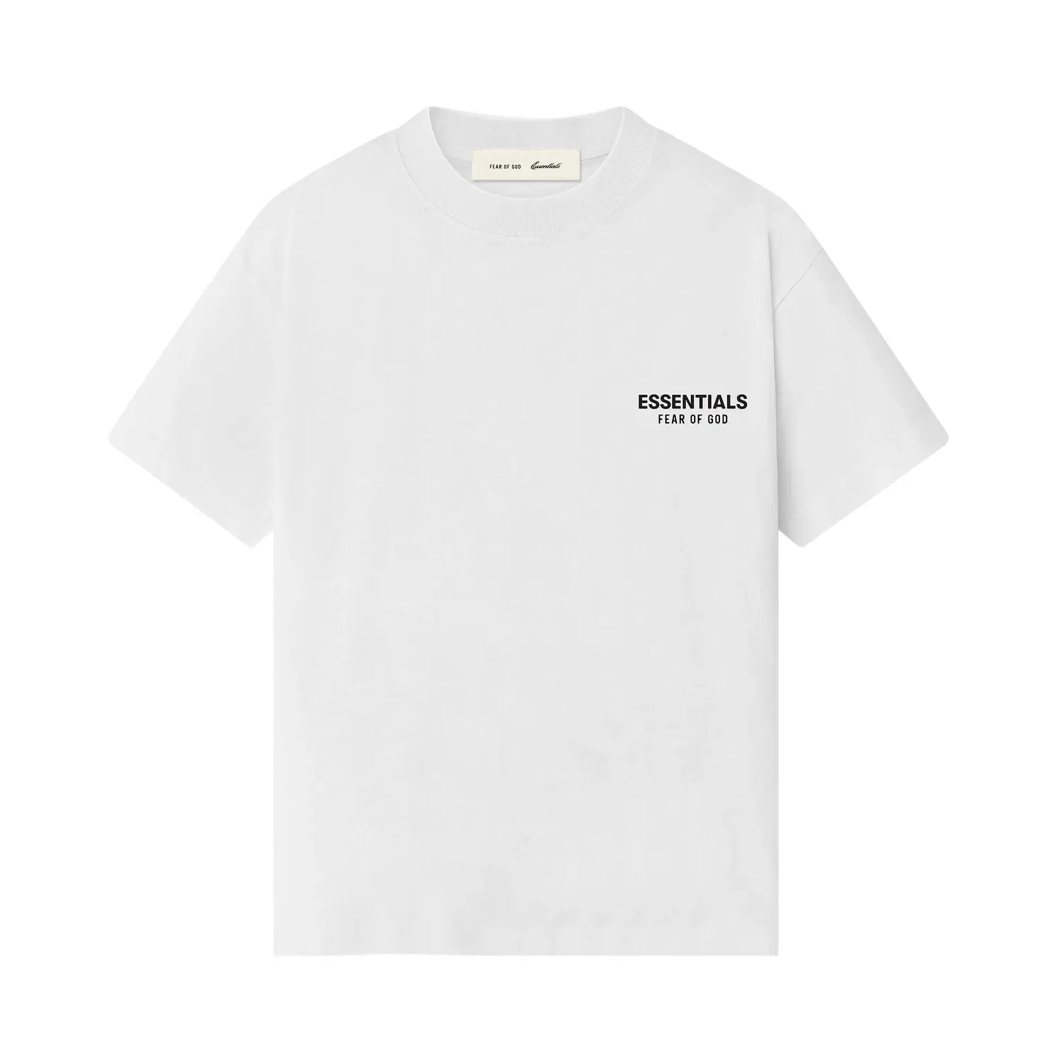 Классическая футболка с коротким рукавом Fear of God Essentials, белый