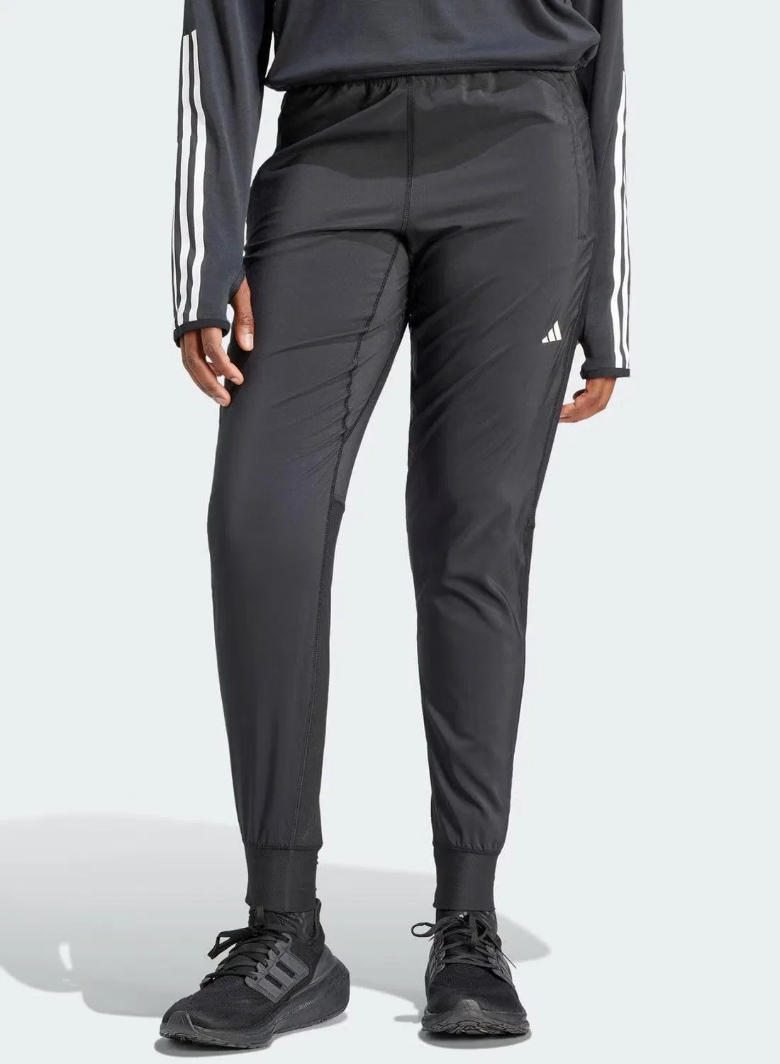 Брюки для бега с боковыми карманами Own the Run Adidas, серый