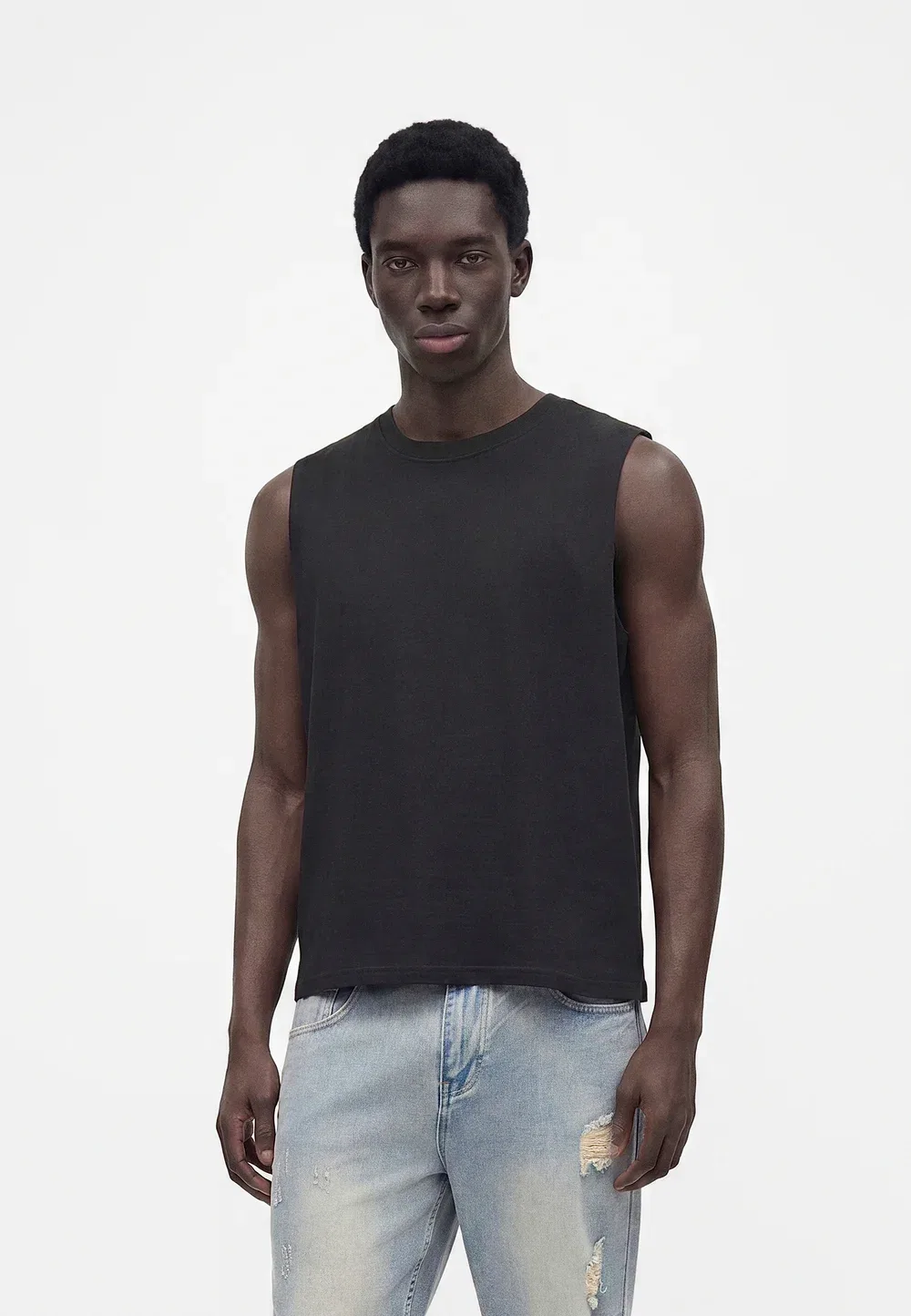 Майка-Борцовка на каждый день Gap, Black