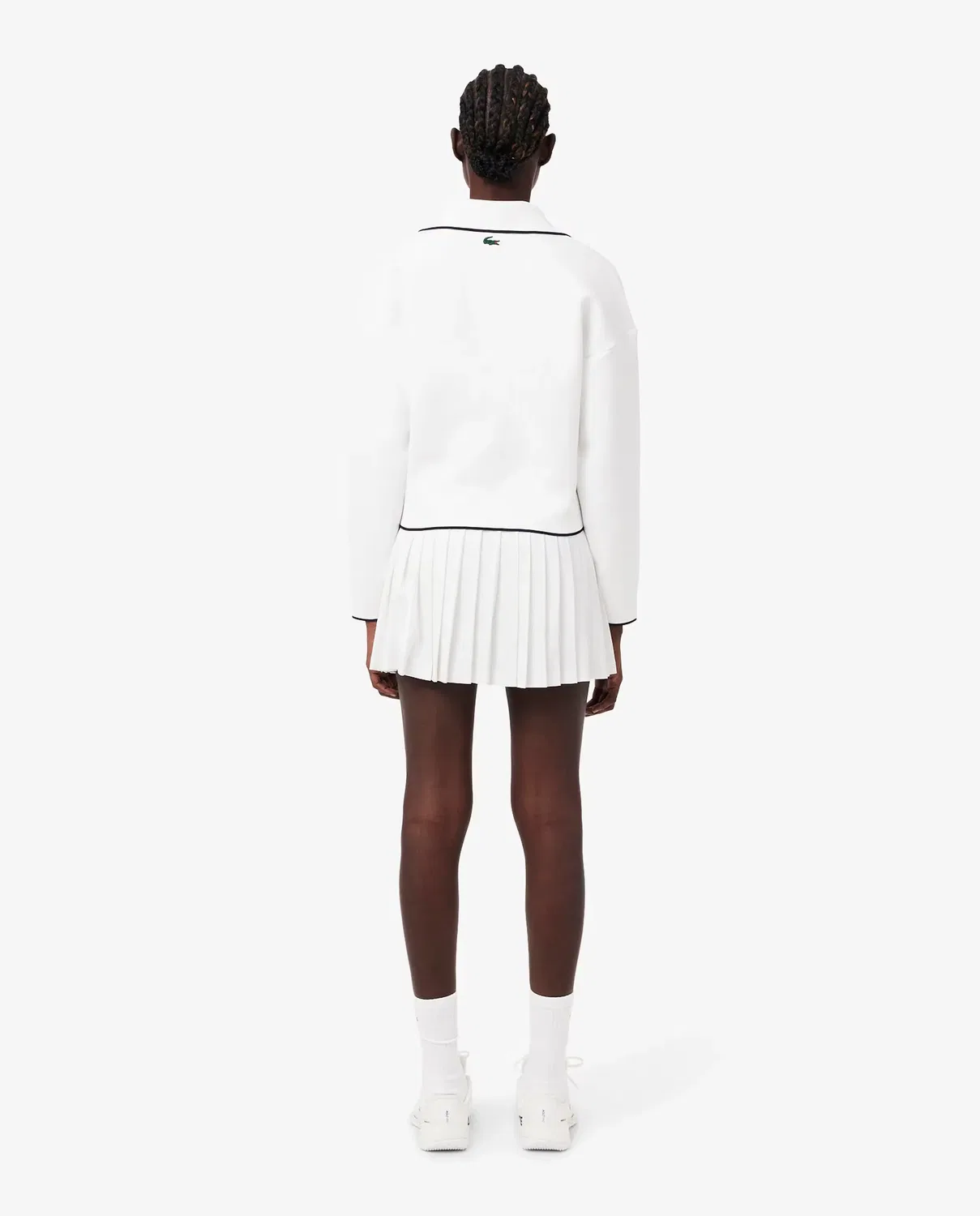 Юбка для тенниса Lacoste Ultra-Dry Heritage, Blanco — фото 2