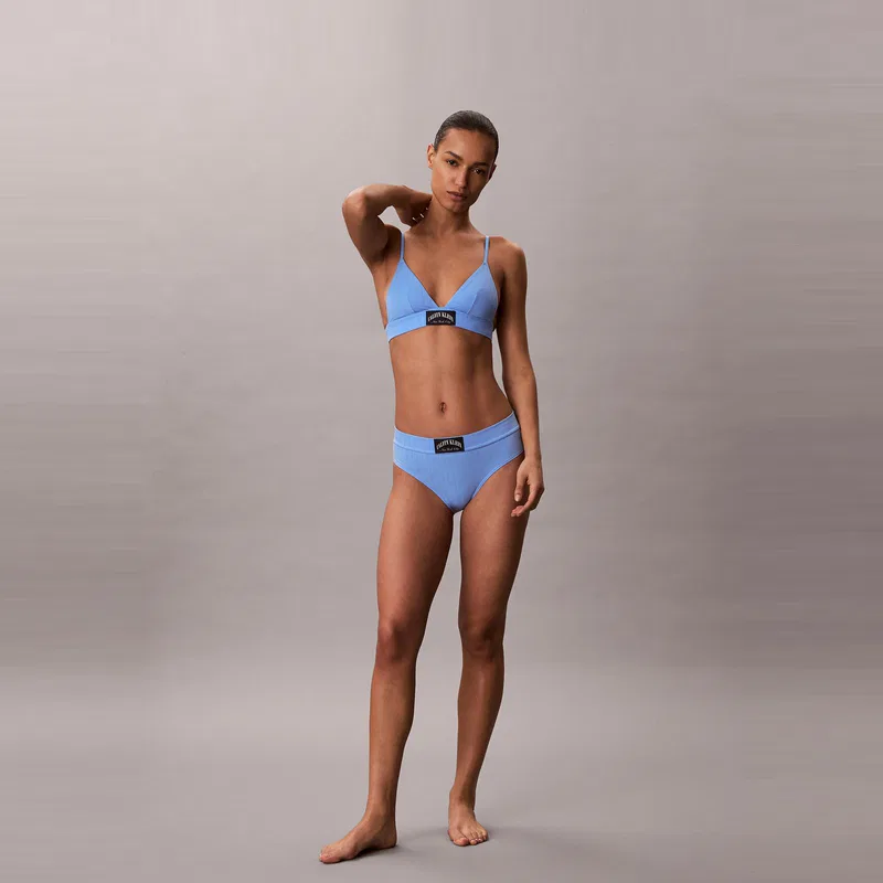 Женские трусы с высокой посадкой Calvin Klein, C32-Sky Blue — фото 4
