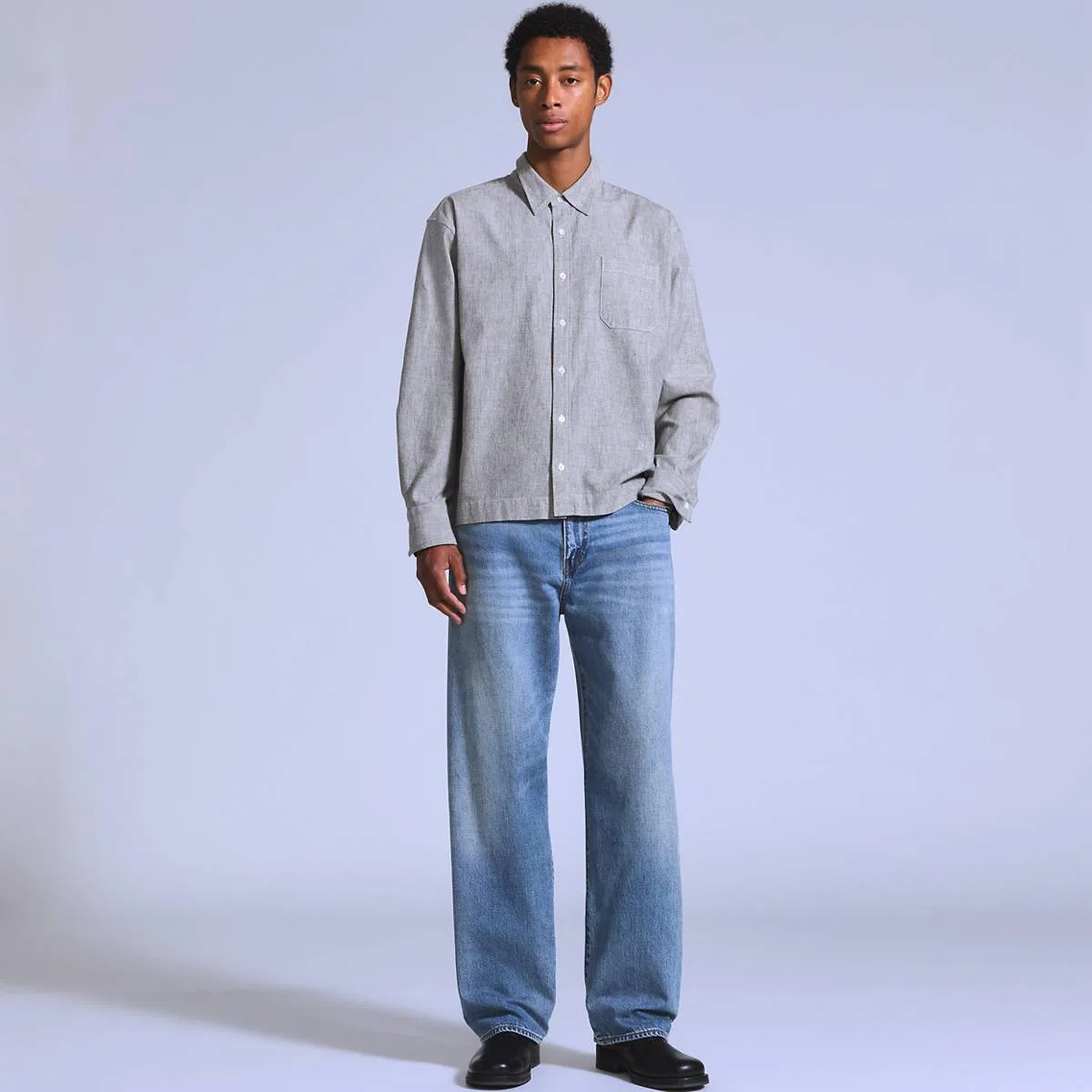 Мужские джинсы Marker с кромкой свободного кроя Levi's, Kite - Medium Wash