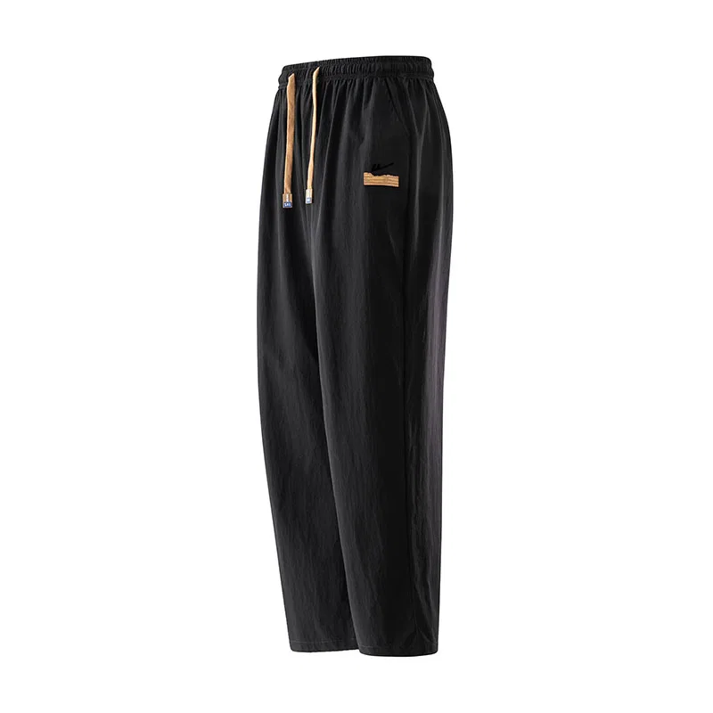 Женские повседневные брюки прямого кроя 2955 Black (2.0 Upgraded Straight Fit Ice Silk Pants) WARRIOR