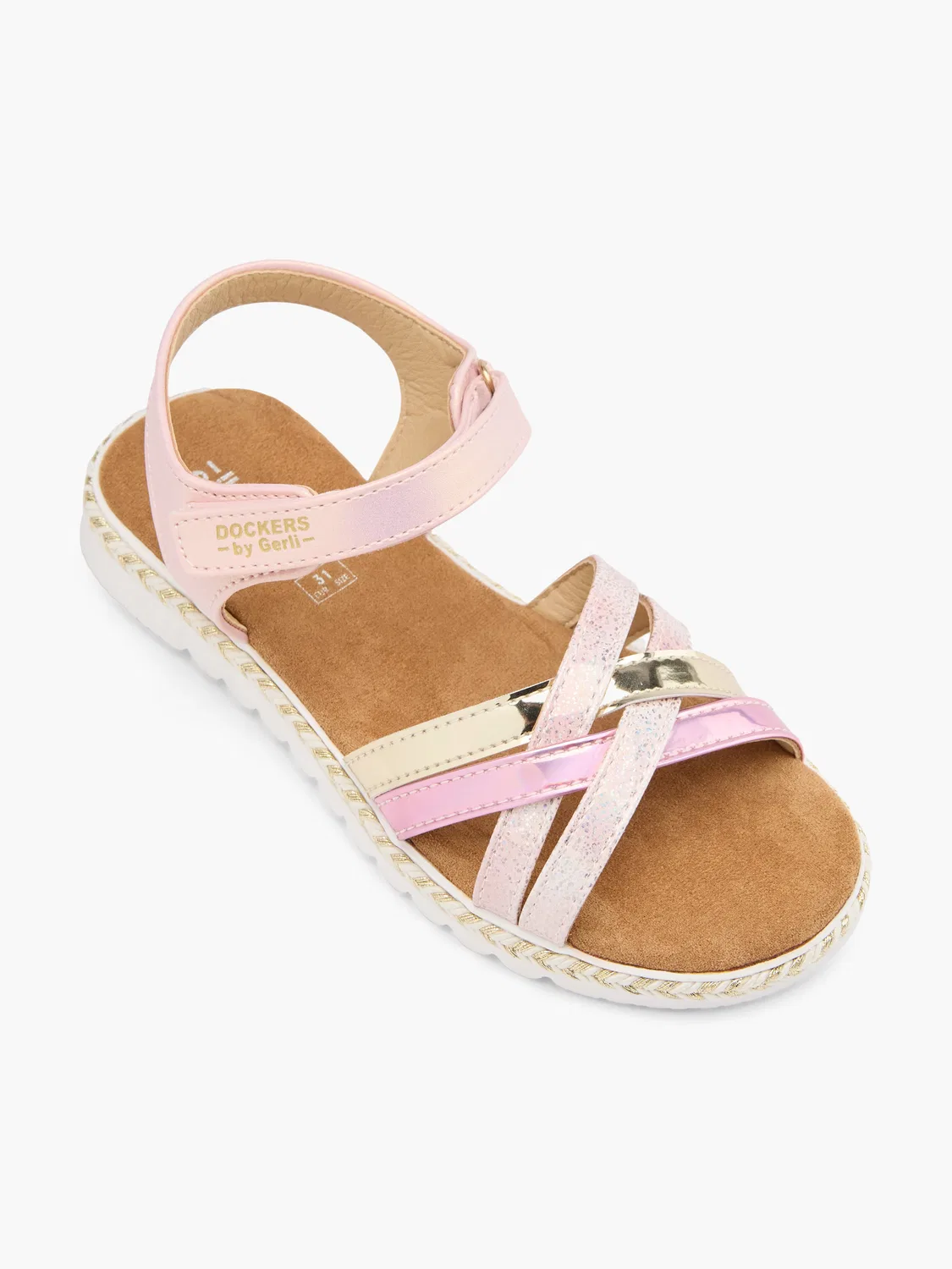 Детские сандалии Dockers, цвет Rose Gold — фото 2