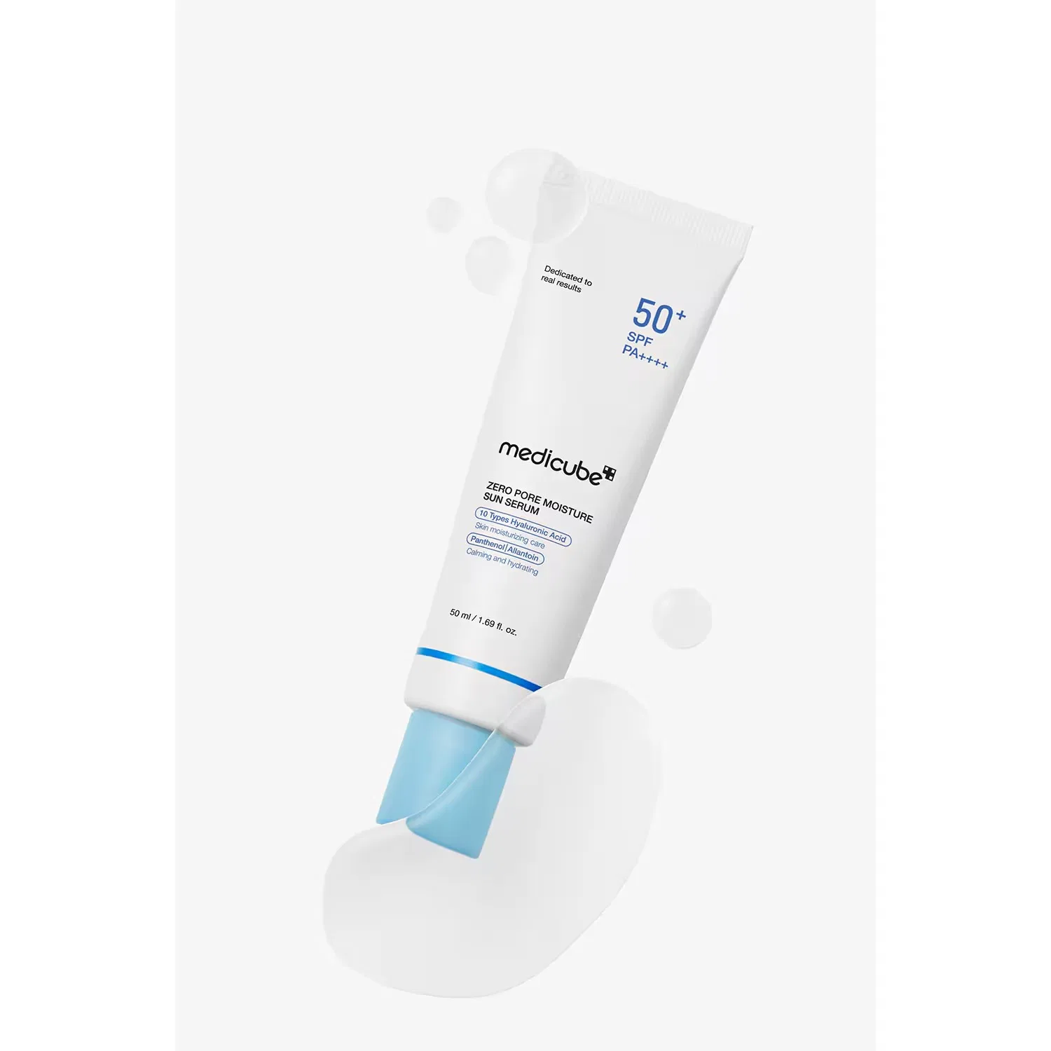 Солнцезащитный увлажняющий флюид для лица LSF 50+ 50 мл MEDICUBE, Zero Pore Moisture Sun Serum — фото 3