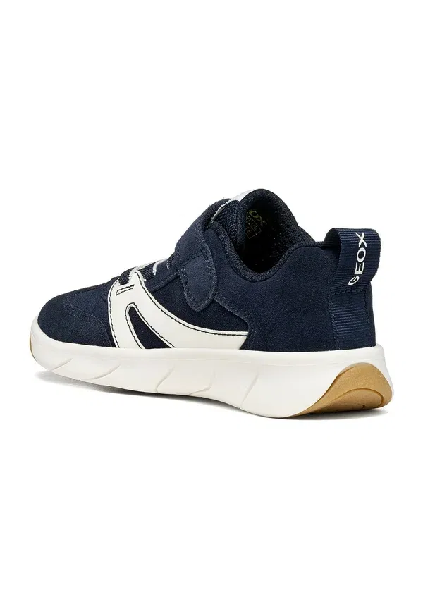 Детские кроссовки J foot run boy Geox, белый/темно-синий — фото 4