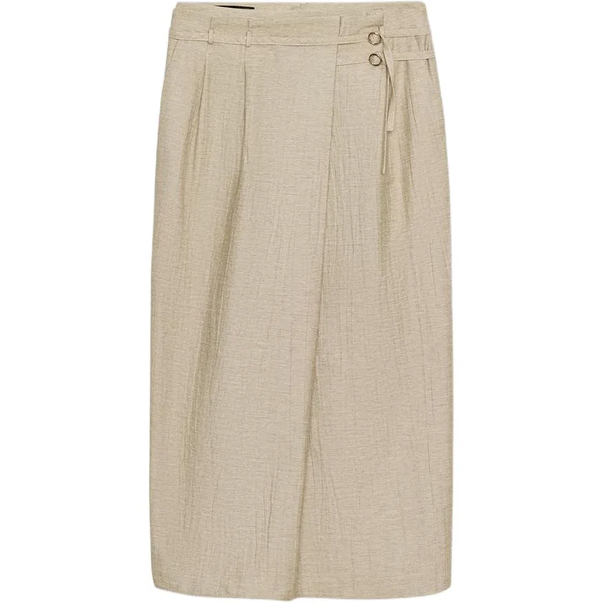 Женская юбка-миди Casual Long Skirts Tan ZARA, Tan