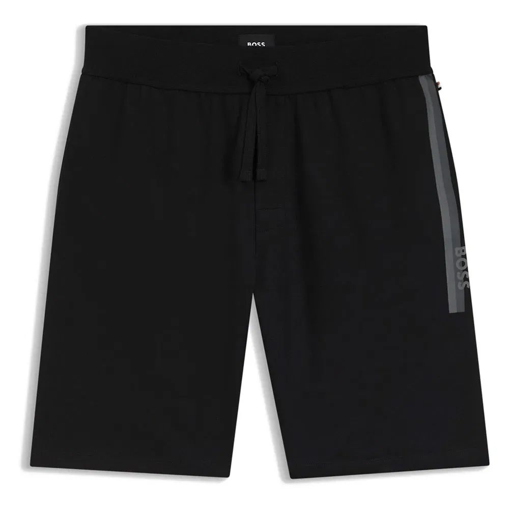Мужские спортивные шорты с лампасами BOSS Authentic 10269562, Black