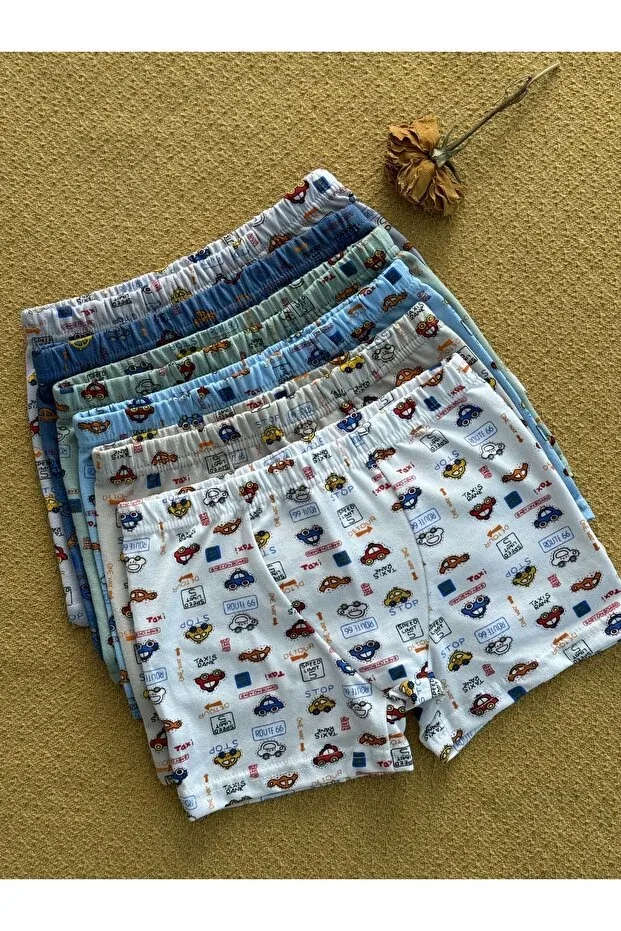 Детские боксеры для мальчиков хлопковые набор 6 шт Myquality, Multicolor