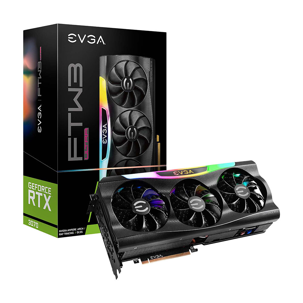 

Видеокарта EVGA GeForce RTX 3070 FTW3, 8GB GDDR6, 08G-P5-3767-KL