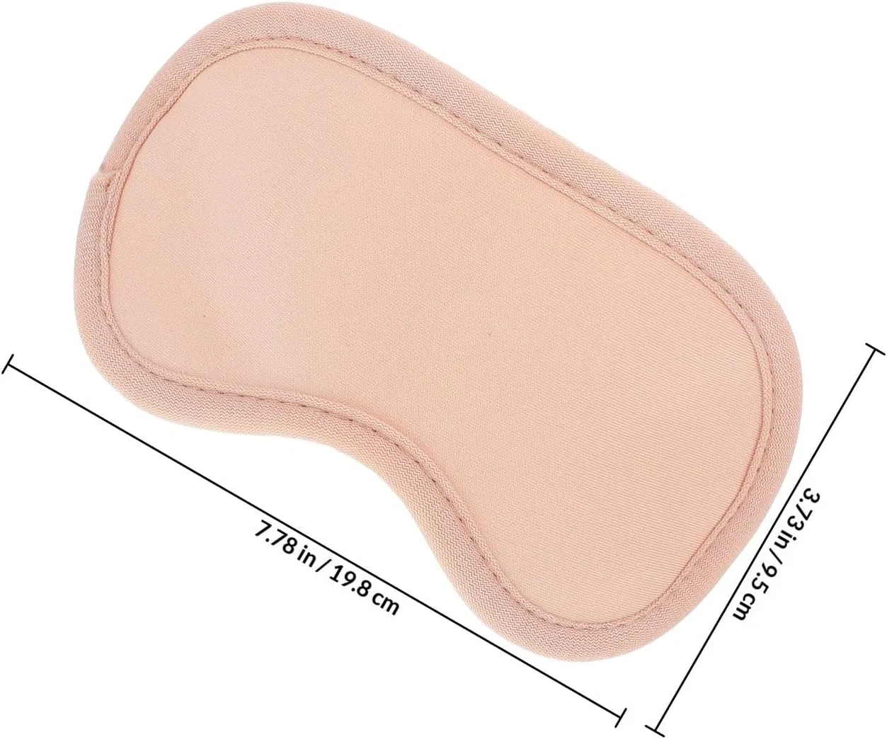 Маска для глаз с касторовым маслом, HAKIDZEL, хлопок, 19.8x9.5x0.6 см — фото 2