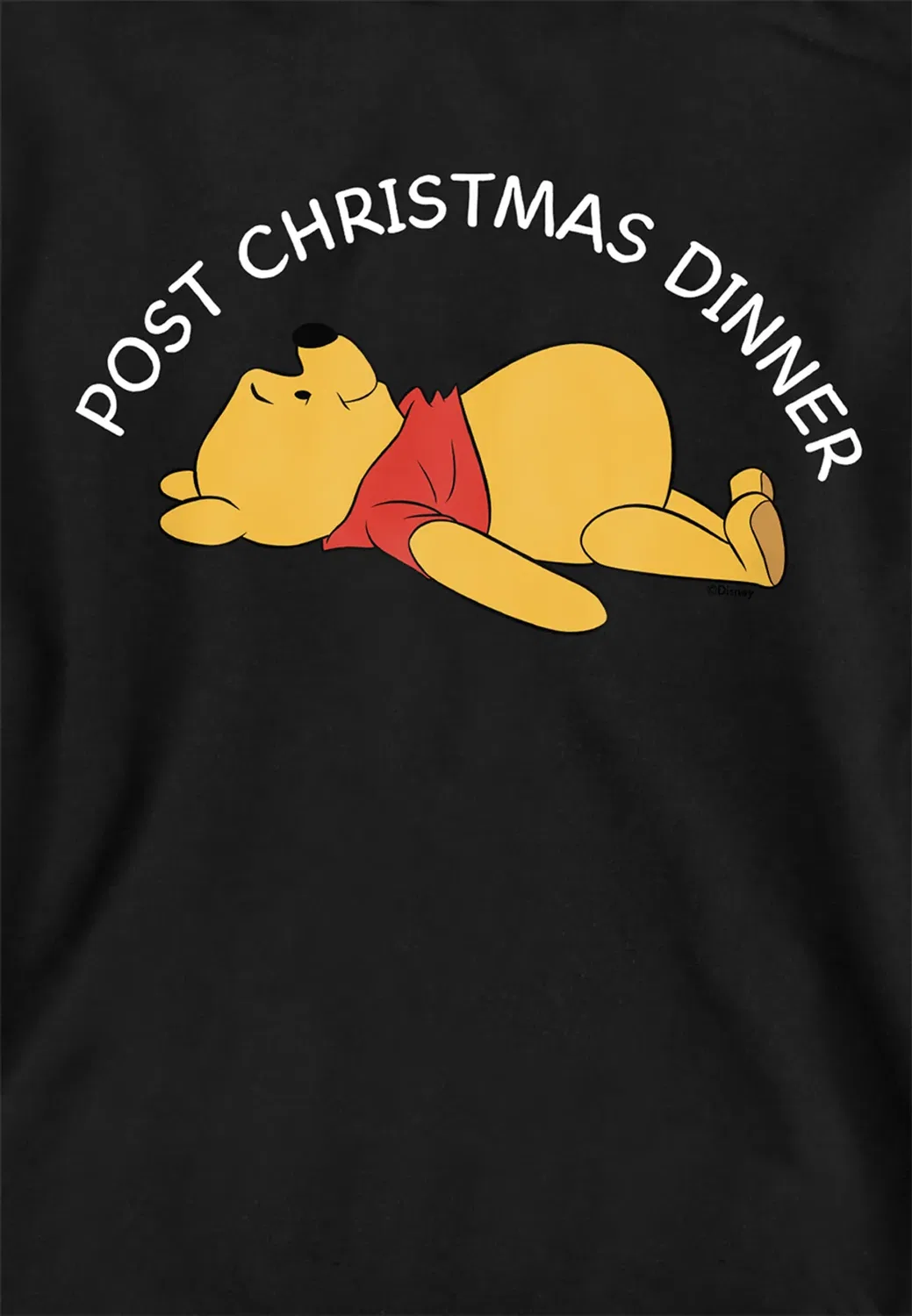 Детский худи Winnie the Pooh Christmas Dinner, Disney, Black — фото 2