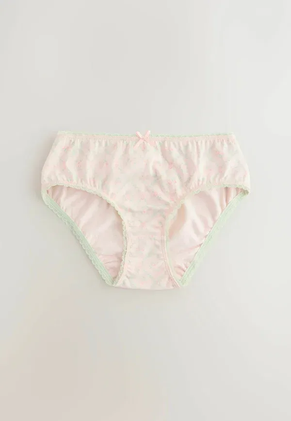 Трусы 5 шт в комплекте Floral Next, green pink, зеленый/розовый — фото 4