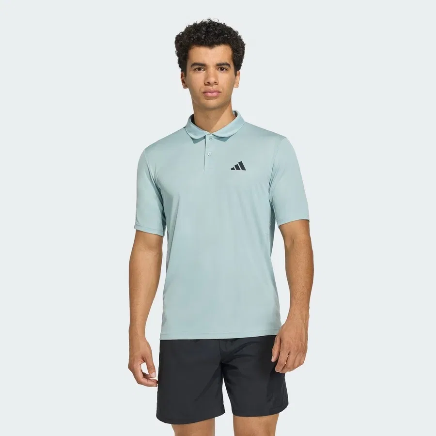 Поло из полиэстера с длинным рукавом Workout Essentials Base adidas, Wonder Sage