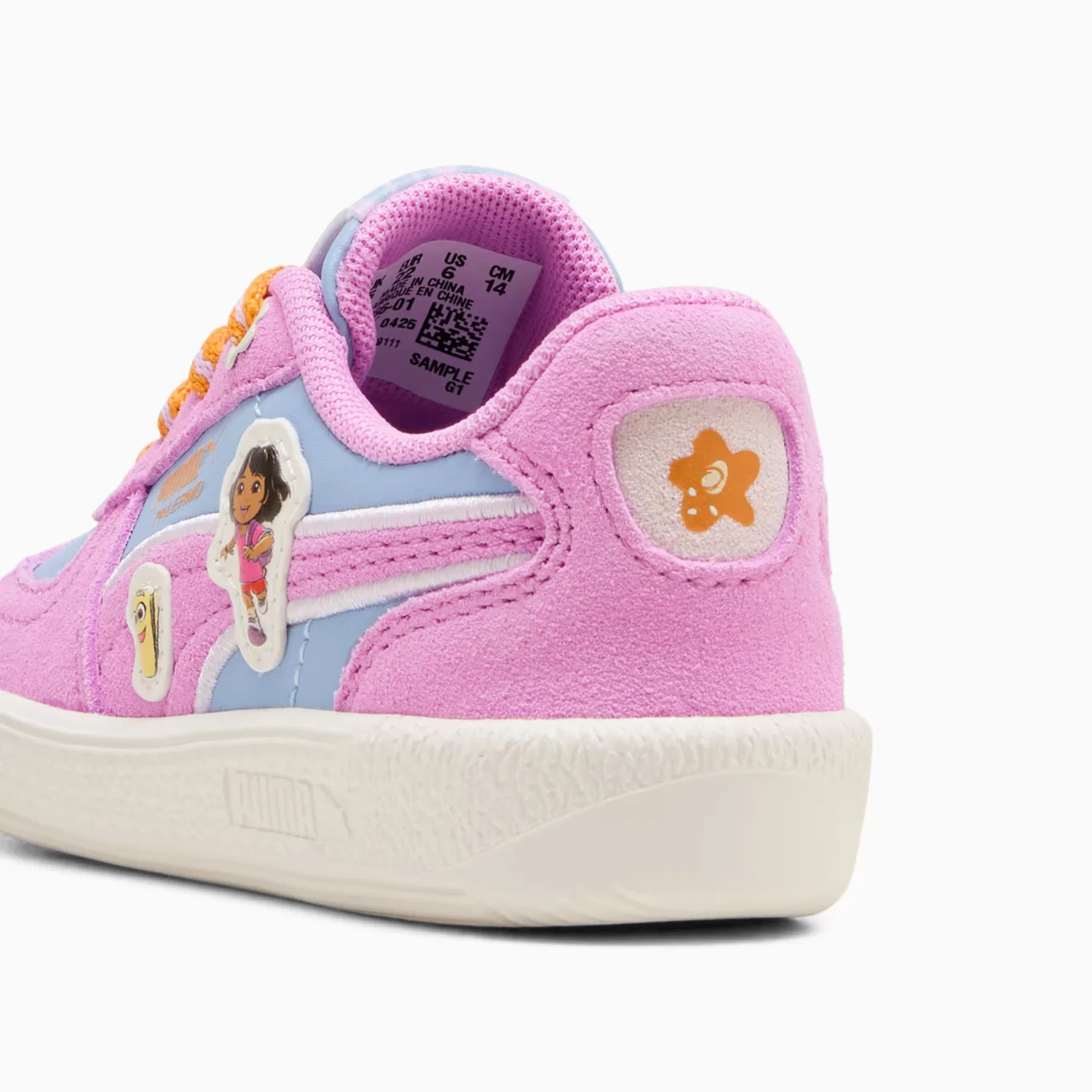 Удобная обувь для малышей Puma X Dora The Explorer Palermo, Mauve Glow-Warm White — фото 3
